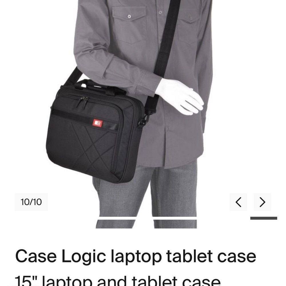 New! Case Logic laptop case 15 inch